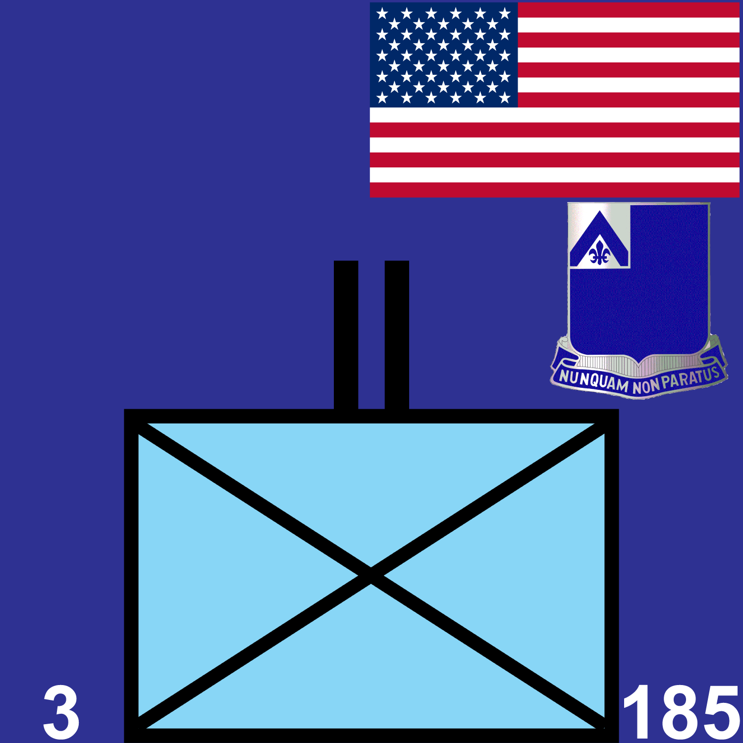 3d Battalion, 185th Infantry Regiment icon